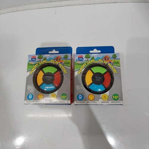 2 HANDHELD PORTABLE TRAVEL MEMORY GAME - MULTICOLOR image 2
