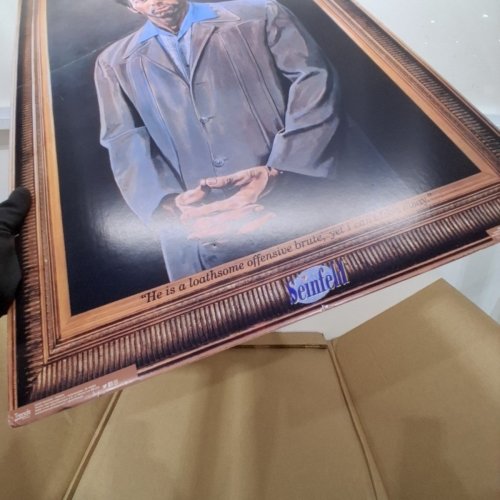 SEINFELD KRAMER POSTE3RBOARD PAINTING, TV POSTER WALL ART, 24" X 36" image 5