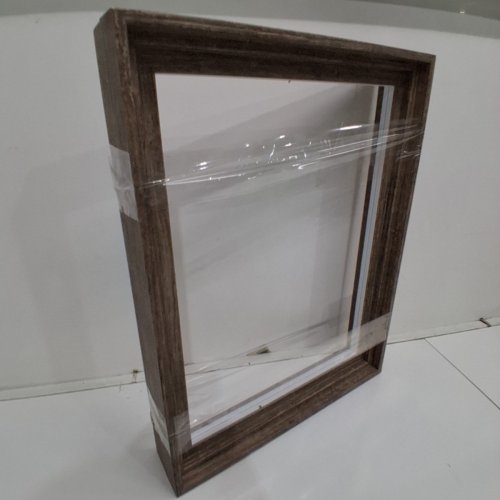 2PK RAISED PICTURE FRAME WITHOUT MAT - 12" X 16" - BROWN image 5