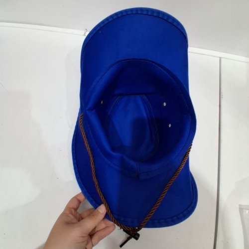 COWBOY HAT - OSFM - BLUE/BROWN image 3