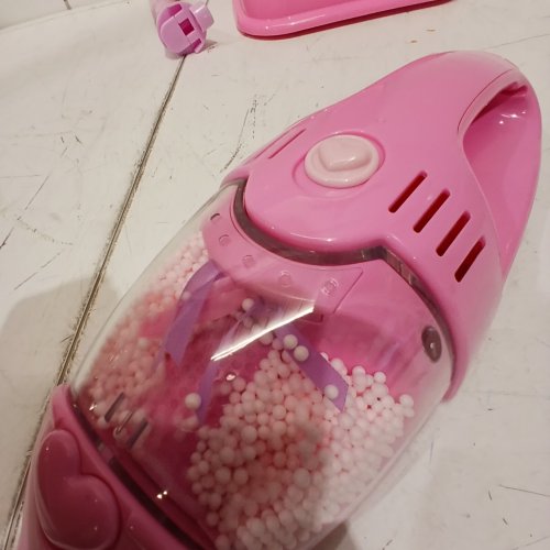 PLAY CIRCLE BY BATTAT – HOME NEAT HOME PINK VACUUM CLEANER SET – 2-IN-1 PRETEND PLAY HOUSE CLEANING PLAYSET WITH REALISTIC SOUNDS image 2