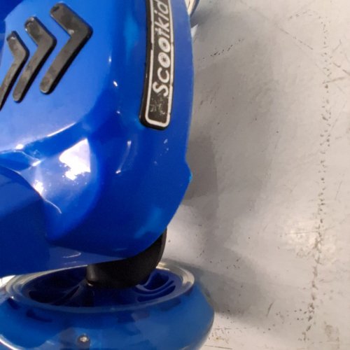 HURTLE KIDS 3 WHEEL SCOOTER WITH ADJUSTABLE HEIGHT FOR KIDS & TODDLERS AGES 3-12 - BLACK / BLUE (MODEL: GF-PA66) image 3