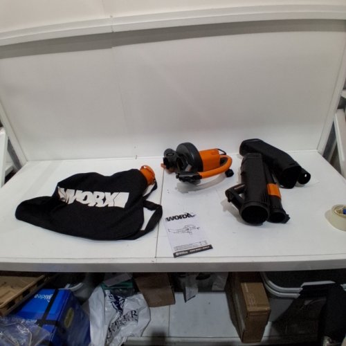 WORX TRIVAC 3-IN-ONE BLOWER/MULCHER/VACUUM WITH METAL IMPELLER AND COLLECTION BAG - 12AMP - 120V (MODEL: WG509) image 3
