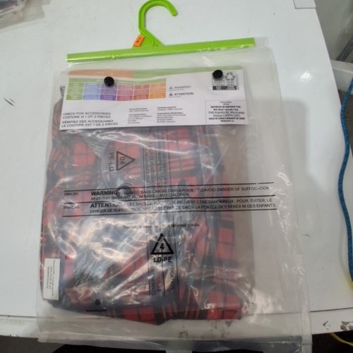 2PC TODDLER RUBIES WEREWOLF COSTUME - 3-4T - RED/BLACK/GREY (STYLE: 1002834) image 3