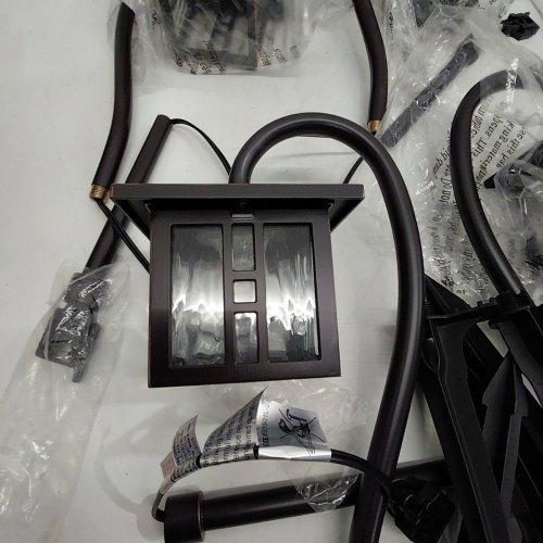 6PK EDISHINE LOW VOLTAGE LANDSCAPE LIGHTS - BLACK (MODEL: HLPL04J) image 3