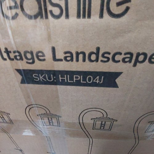 6PK EDISHINE LOW VOLTAGE LANDSCAPE LIGHTS - BLACK (MODEL: HLPL04J) image 4
