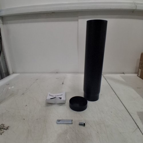 LIFETIME BASKETBALL IN-GROUND SLEEVE FOR EXISTING 3.5" ROUND POLE - 19" - BLACK(MODEL: 0023) image 2