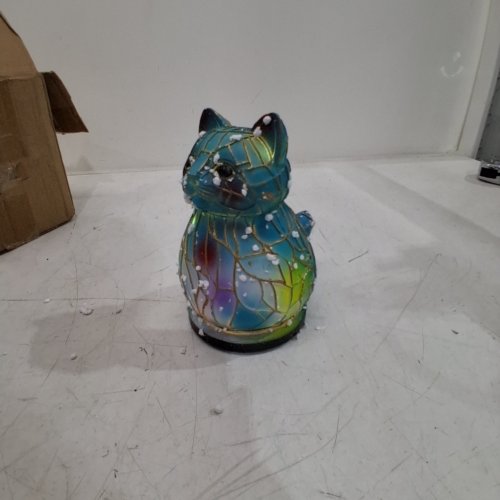 MILEGAT CAT FIFURINE NIGHT LIGHT - BLUE image 2