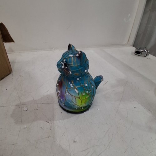 MILEGAT CAT FIFURINE NIGHT LIGHT - BLUE image 4