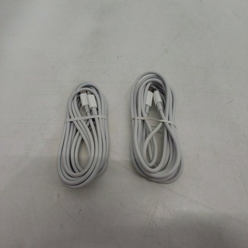 2PK USB-C TO LIGHTNING CABLES, 10FT - WHITE image 2