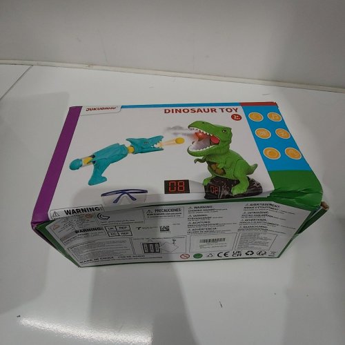JUKUDAHU MOVEABLE DINOSAUR SHOOTING TOY - GREEN / BLUE image 2