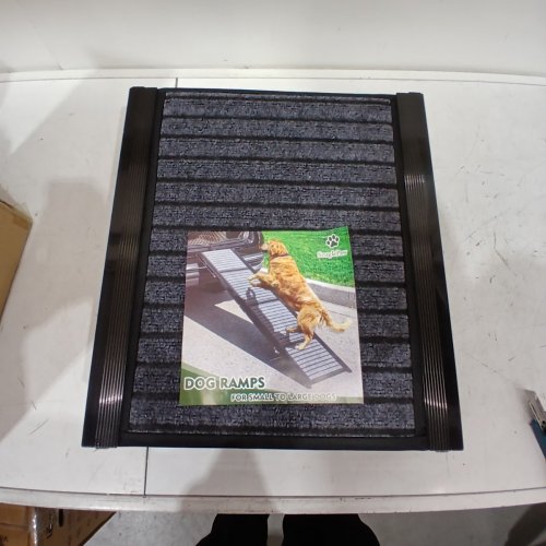 SNAGLEPAW FOLDING DOG RAMP - 67" X 17" - BLACK/GREY image 2