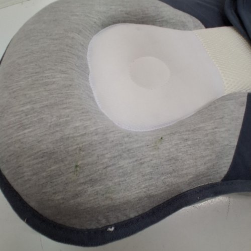 NEWBORN ANTI-REFLUX WEDGE PILLOW - 0-24 MONTHS - GREY / NAVY (MODEL: LOUNGER-1) image 4