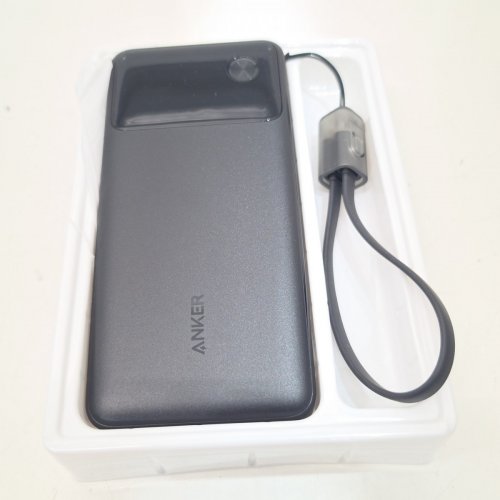ANKER ON-THE-GO POWER BANK WITH STRAP AND DIGITAL DISPLAY - 20000MAH - 30W - BLACK (MODEL: A1384) image 2