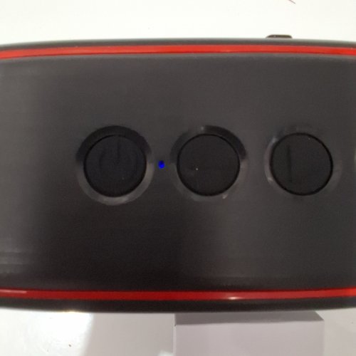 MONSTER SHOCK PLUS PORTABLE BLUETOOTH SPEAKER - BLUETOOTH 5.4 30W DUAL SPEAKER - DEEP BASS - 15H PLAYTIME - AUX/TF CARD SUPPORT - IPX6 WATERPROOF - BLACK/RED image 2
