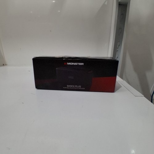MONSTER SHOCK PLUS PORTABLE BLUETOOTH SPEAKER - BLUETOOTH 5.4 30W DUAL SPEAKER - DEEP BASS - 15H PLAYTIME - AUX/TF CARD SUPPORT - IPX6 WATERPROOF - BLACK/RED image 4