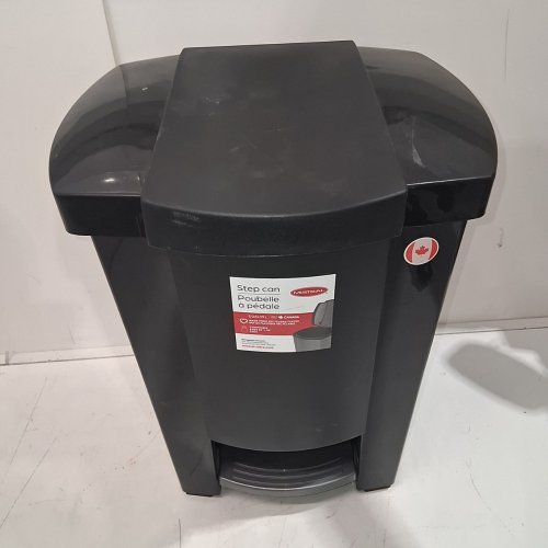 MISTRAL STEP CAN WITH REMOVABLE LINER - 19L - BLACK image 2