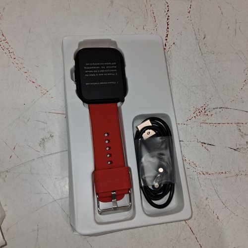 AYCY SMART WATCH FITNESS TRACKER FOR IOS & ANDRIOD - 1.85" TOUCHSCREEN - RED (MODEL: P114) image 3