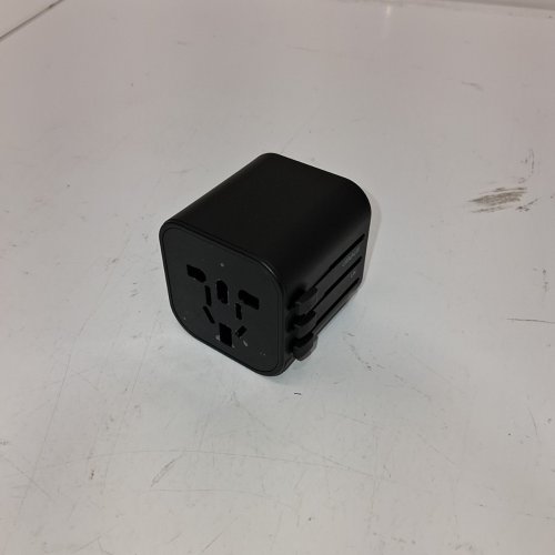 MERKURY UNIVERSAL TRAVEL ADAPTER - 100-240 V, 800W MAX 110 V, 1840W MAX 230 V - BLACK (MODEL: JY-3015) image 3