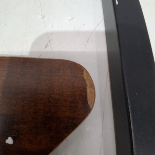 CORNER TABLE - 25.5" X 22" - BROWN AND BLACK (ITEM: KHD-CK-KNX01-BRN) image 4