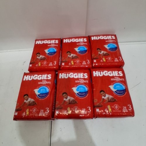 168PK HUGGIES LITTLE SNUGGLERS BABY DIAPERS - SIZE 3 - WINNIE THE POOH image 2