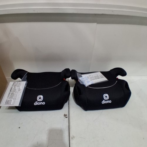 2PK DIONO SOLANA BACKLESS BOOSTER CAR SEATS - 40-120LBS MAX - BLACK (MODEL: 32060) image 2