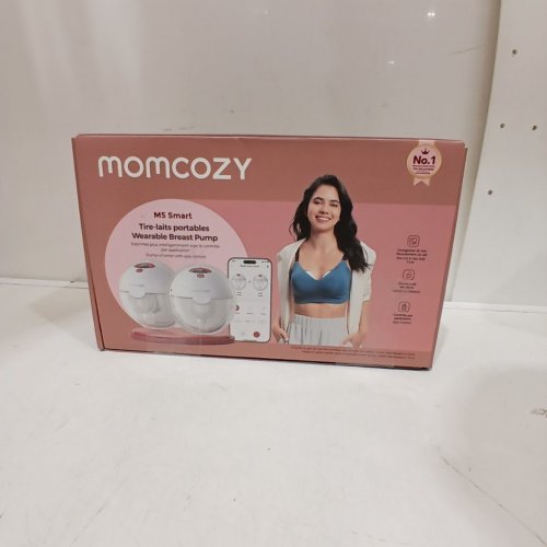 MOMCOZY M5 SMART WEARABLE BREAST PUMPS WITH APP CONTROL - WHITE (MODEL: BP380) image 5