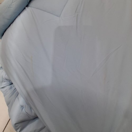 BELOW ZERO COOLING DUVET, SOFT TOUCH & COOL SENSATION - 90" X 98" - QUEEN - LIGHT BLUE (MODEL: 4526441) image 4