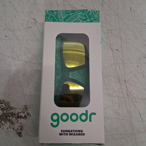 UNISEX GOODR NESSY'S MIDNIGHT ORGY POLARIZED SUNGLASSES - UV400 - OSFM - TEAL/MIRRORED YELLOW (MODEL: OG-TL-TL1) image 2