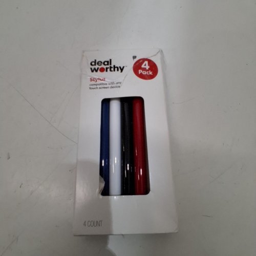 4PK DEALWORTHY TOUCH SCREEN STYLUS - COMPATIBLE WITH ANY TOUCH SCREEN - MULTICOLORED image 4