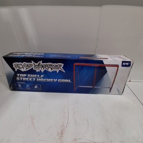ROAD WARRIOR TOP SHELF STREET HOCKEY GOAL - 54"- RED/WHITE image 4