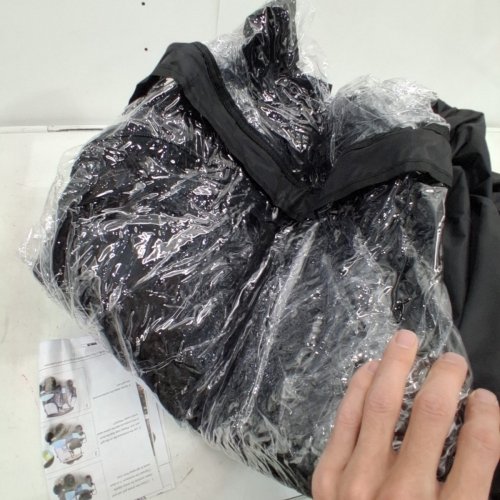10L0L WATERPROOF DRIVING ENCLOSURE FOR GOLF CARTS - FITS ROOFS WITHIN 57.5" ONLY - BLACK/CLEAR (MODEL: ACC-F55-B-SZ) image 3
