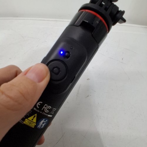 EXTENDABLE SELFIE STICK TRIPOD WITH REMOTE - 52" - BLACK (MODEL:C12) image 2