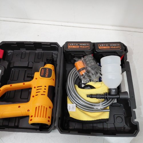 MYPIN PORTABLE CORDLESS PRESSURE WASHER - 790 PSI - ORANGE (MODEL: G-28) image 3