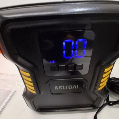 ASTROAI PORTABLE AIR COMPRESSOR - 12 V, 150 PSI, 17 L/MIN - BLACK (MODEL: JY21P160-12) image 2