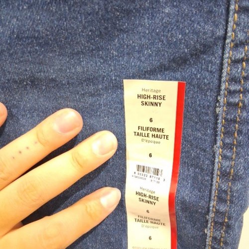 WOMEN'S LEVI SIGNATURE HERITAGE HIGH-RISE SKINNY JEANS - 6 - BLUE image 3