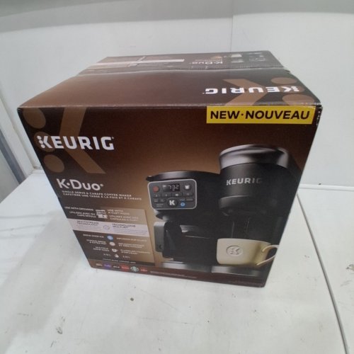 KEURIG K-DUO SINGLE SERVE & DRIP COFFEE MAKER - 12 CUP GLASS CARAFE - BLACK (MODEL: K5600) image 7