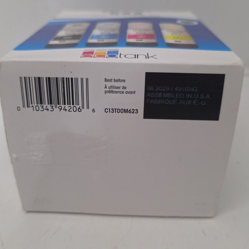4PC EPSON 522 COMBO PACK INK REFILL BOTTLES FOR SELECT ECOTANK PRINTERS - 65ML EACH - BLACK, CYAN, MAGENTA, YELLOW (MODEL: T522120-BCS) image 2