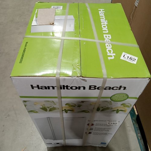 HAMILTON BEACH 3.3CUFT COMPACT REFRIGERATOR - WHITE - (MODEL: HBR33MWEE02) image 3