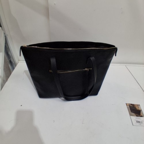 BUFFALO DAVID BITTON LEATHER TOTE SHOULDER BAG - BLACK (MODEL: 2012486) image 2