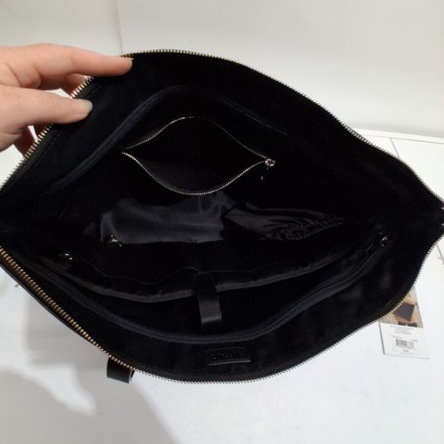 BUFFALO DAVID BITTON LEATHER TOTE SHOULDER BAG - BLACK (MODEL: 2012486) image 3