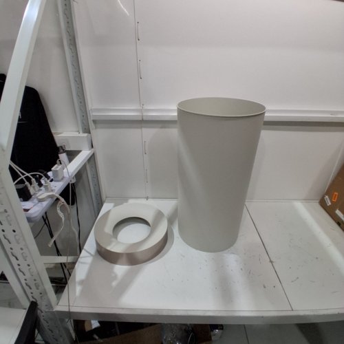 UMBRA VENTO TRASH CAN - 62L - WHITE image 2