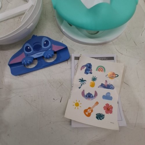 BRIGHT STARTS DISNEY STITCH MY SIZE POTTY WITH SPLASH GUARD - WHITE/BLUE (MODEL: 17457-047-E) image 3
