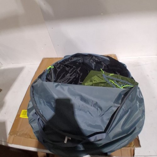 RIVENFLO 4 PERSON EASY POP UP TENT, WATERPROOF, AUTOMATIC SETUP WITH 2 DOORS - FOREST GREEN image 2