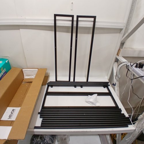 3D PRINTER FILAMENT 5-TIER STORAGE RACK WITH FILAMENT STORAGE, SPOOLS HOLDER RACKS AND WHEELS - BLACK (MODEL: HS-DY2/HS-DY3) image 2