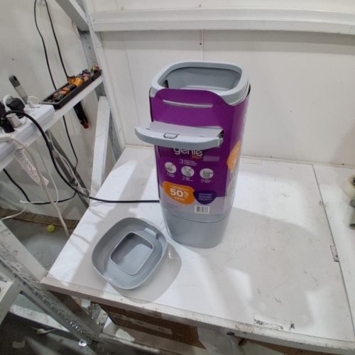 LITTER GENIE XL+ PAIL WITH SCOOP AND HOLDER & JUMBO REFILL BAG - 22" - GREY (MODEL: I000399) image 2