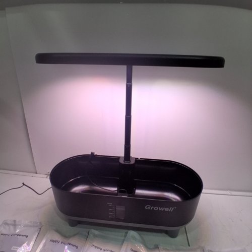 GROWELL INDOOR HYDROPONICS GROWING SYSTEM WITH LAMP AND PUMP - FITS UP TO 16 PODS - 8L CAPACITY - BLACK (MODEL: HS05) image 3