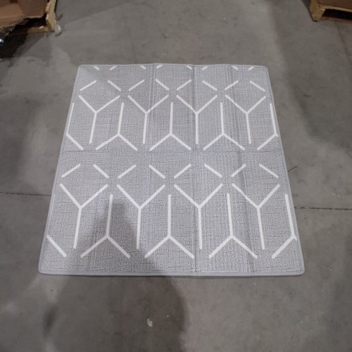 FODOSS FOLDABLE REVERSABLE WATERPROOF FOAM PLAYMAT - 47" X 47" - GREY (MODEL:‎PM-SLTX) image 3