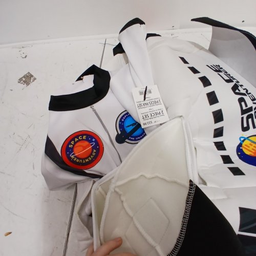 2PC SPACE SHUTTLE RIDE-ALONG COSTUME SET - 3T-4T - WHITE AND BLACK (STYLE:10517) image 4