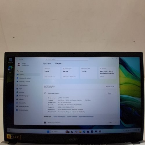 ACER ASPIRE GO 15 LAPTOP COMPUTER - 15.6" FHD DISPLAY | RYZEN 7 5825U | 32GB DDR4 RAM, 1TB SSD | WINDOWS 11 HOME - SILVER - (MODEL:AG15-42P-R4QQ) image 5